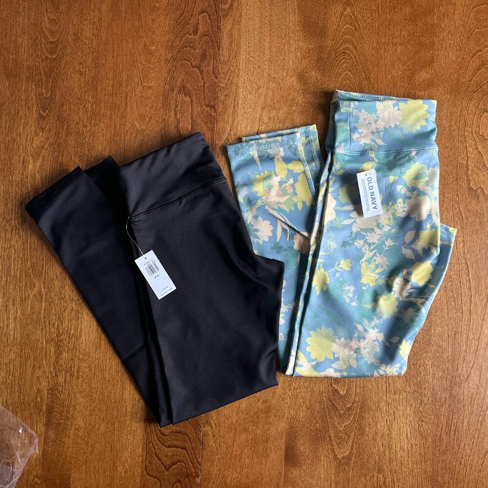 Old Navy activewear leggings 8 NWT